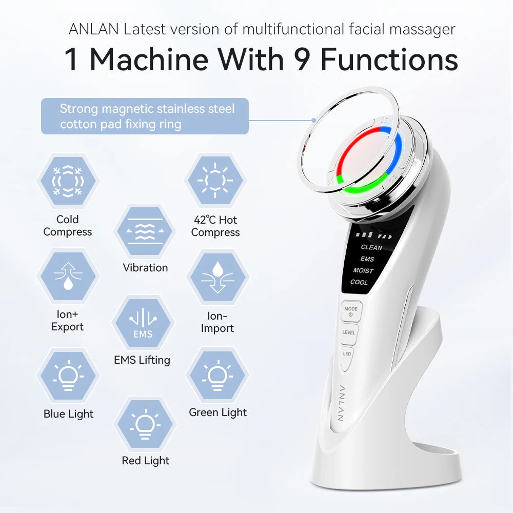 Microcurrent massager detail