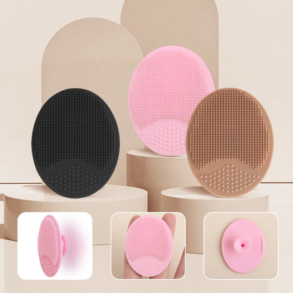 Silicone cleansing brush bristles