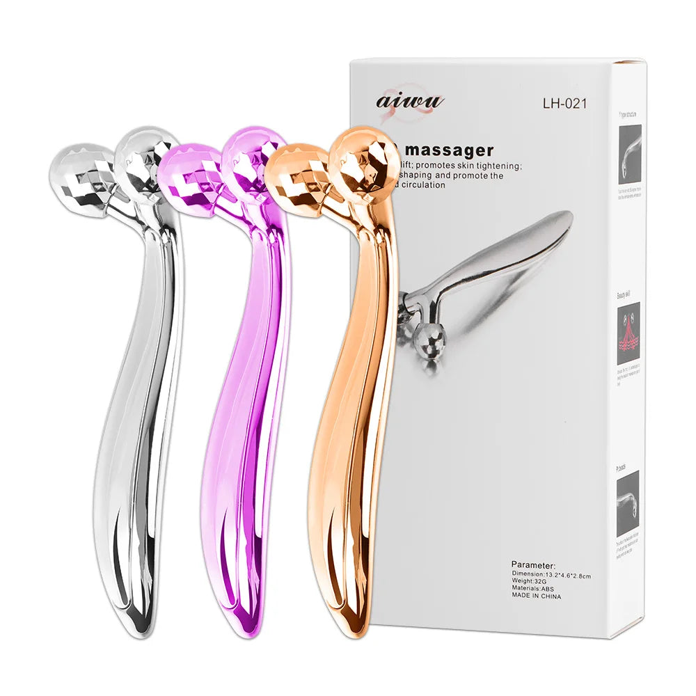 Vibrating facial roller detail