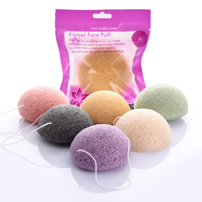 Konjac facial sponge set
