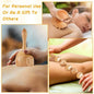 Wooden body massage roller