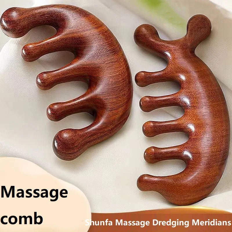 Gua sha board contoured edges
