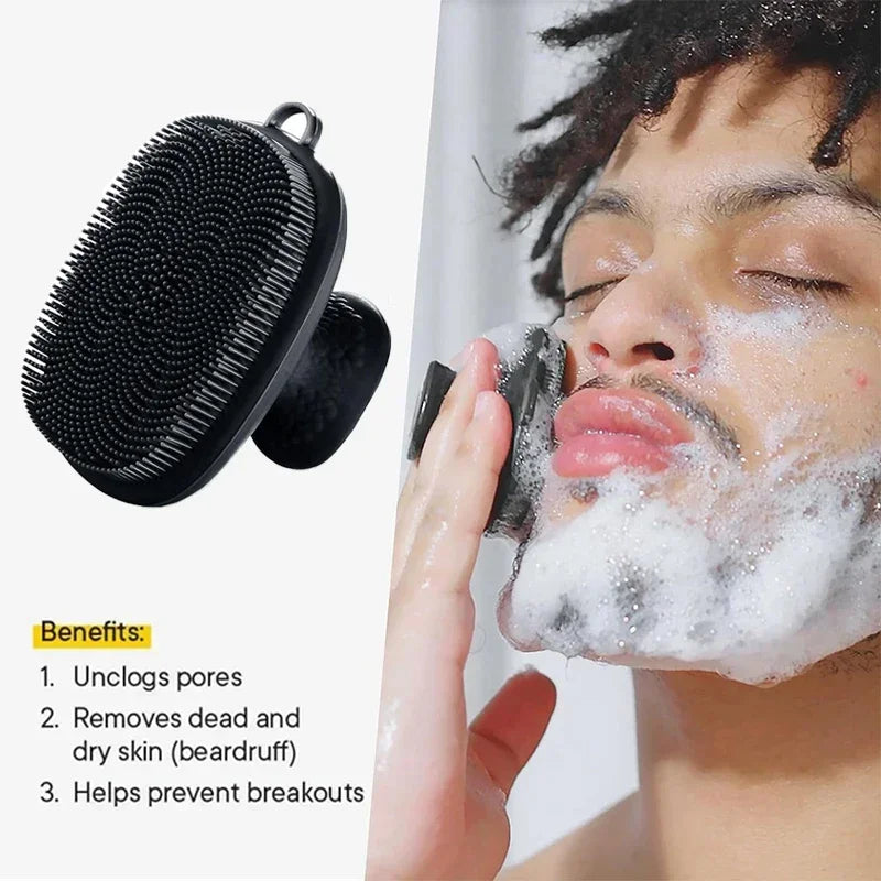 Makeup remover cloth in use