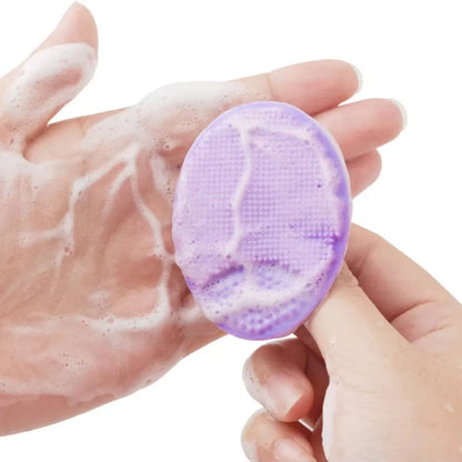 Silicone facial cleansing brush