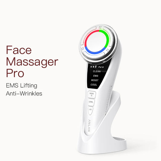 Microcurrent facial massager