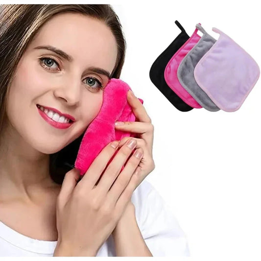 Microfiber makeup remover cloths